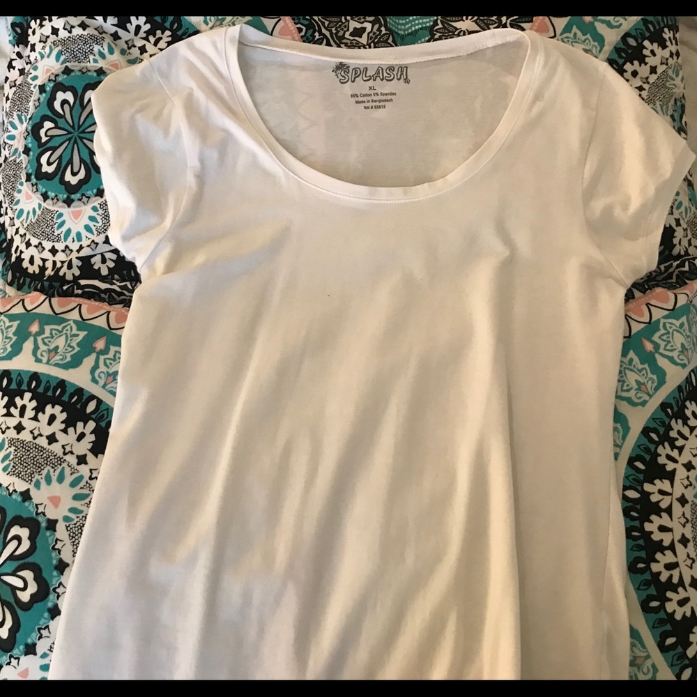 Simple white shirt